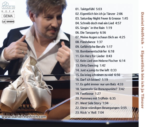 Eigentlich bin ich ja Taenzer Rückseite